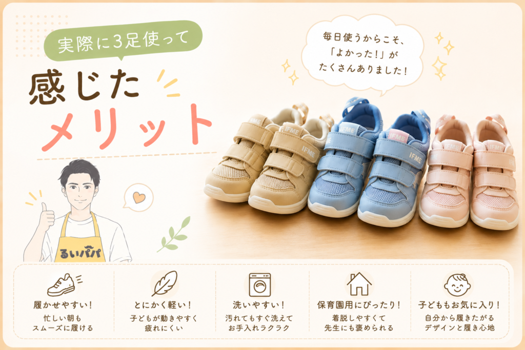 	IFMEのベビーシューズを3足使って感じたメリット
